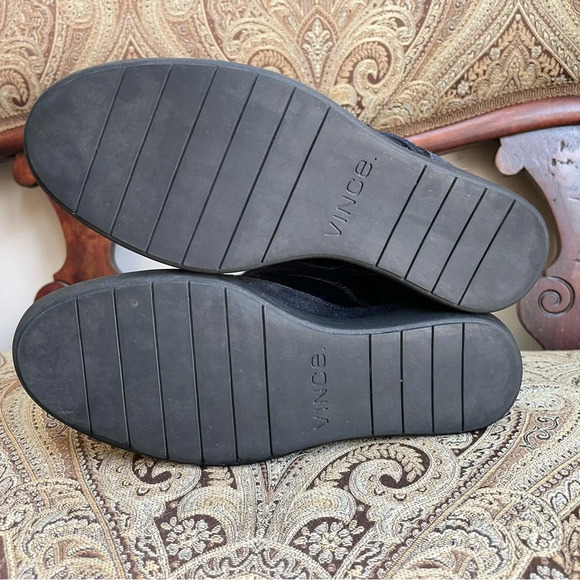 Vince Black Wedge Boots - Picture 9 of 9